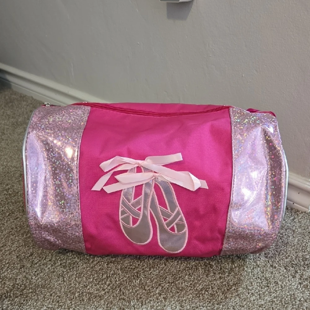 Pink Ballet Dance Bag with Glitter‎ Accents